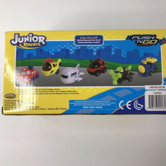 NKOK: Junior Racers Push'n Go Airplane  & Train- NEW - Picture 4 of 4